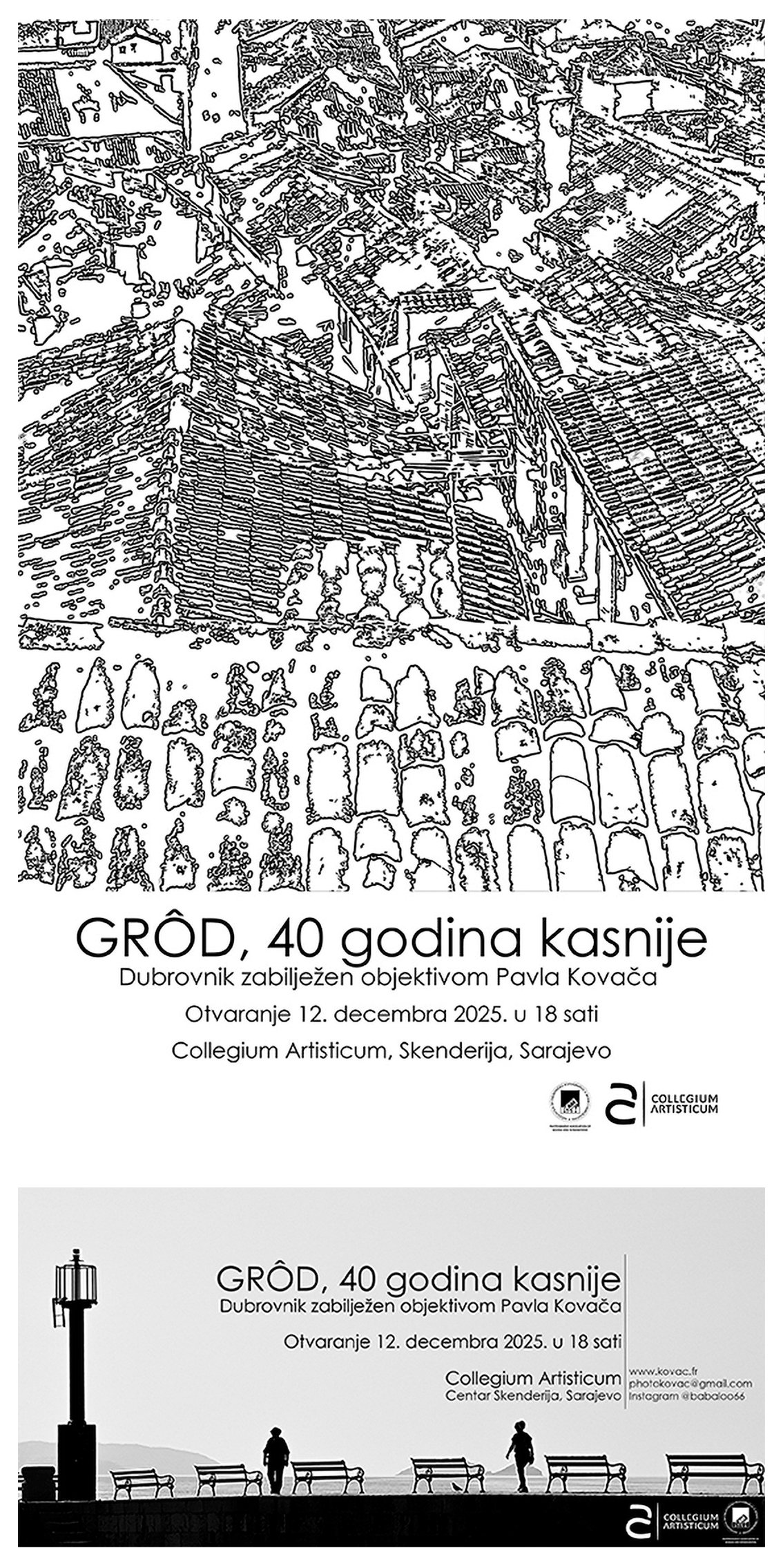 Solo exhibition Dubrovnik 40 years later (Dec 2025)