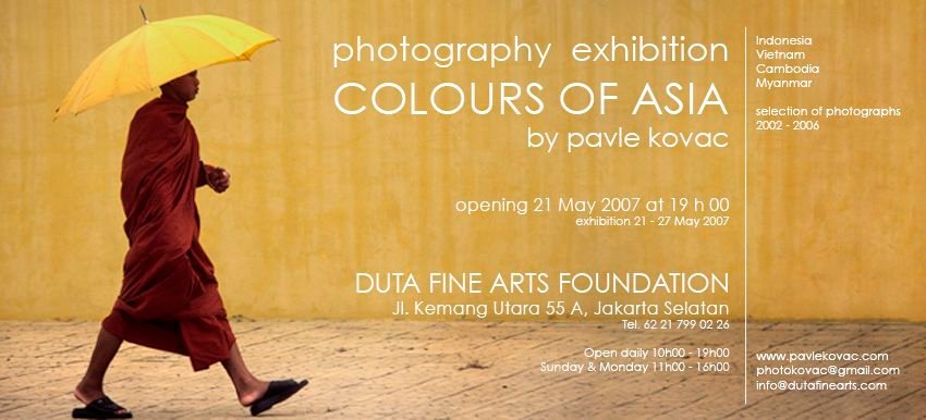 Solo exhibition Colors of Asia (May 2007)