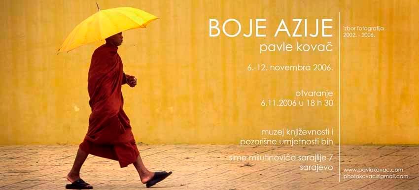 Solo exhibition Colors of Asia (Nov 2006)