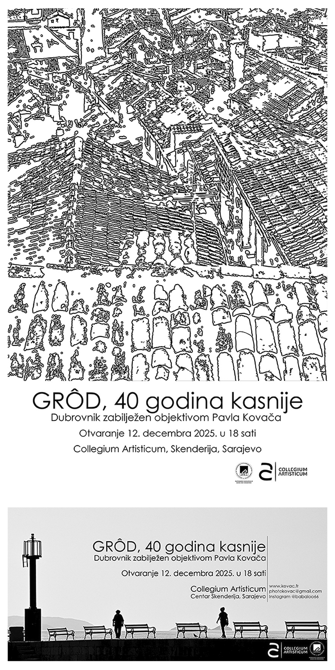 Solo exhibition Dubrovnik 40 years later (Dec 2025)